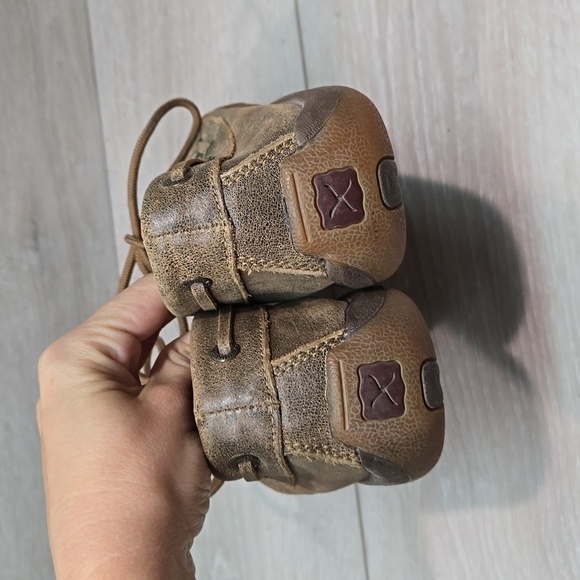 Twisted X Womens WDM0003 Driving Leather moc shoes sz 7.5M - Picture 6 of 12